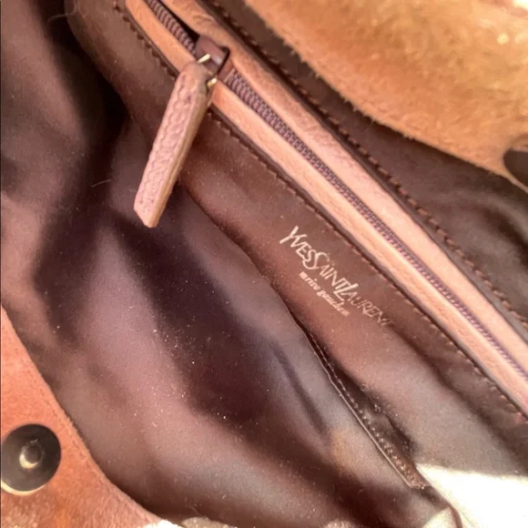 Yves Saint Laurent Tom Ford Collection Pleated Suede Bag - Picture 9 of 13